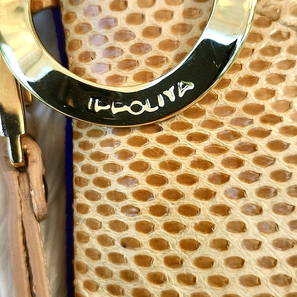IPPOLITA "RARE" PYTHON AND SUEDE WRISTLET - Picture 2 of 11